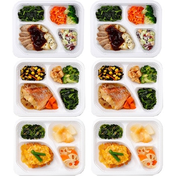 [冷凍] ニチレイ きくばりごぜん 塩分に配慮 管理栄養士監修 3種セット(各2個)ポークソテー・赤魚・カツの卵とじ風 ニチレイフーズ