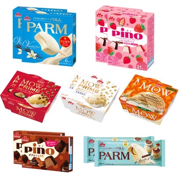[冷凍]森永乳業 MOW ピノ 秋冬限定アイス7種セット(各2個) 森永乳業