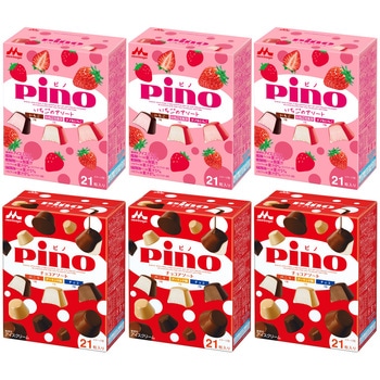 [冷凍]森永乳業 ピノ チョコ×苺セット(各3箱) 森永乳業