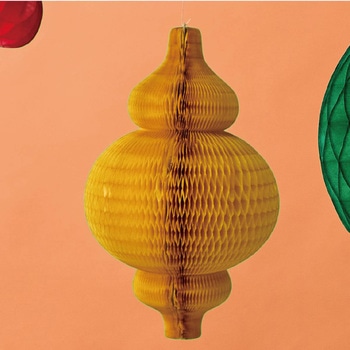 クリスマスデコレーション 吊り装飾 ペーパーハニカムビッグ 高さ67cm ストア・エキスプレス