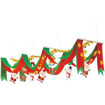 クリスマスデコレーション 吊り装飾 ワンダークリスマス 3連ペナント ストア・エキスプレス