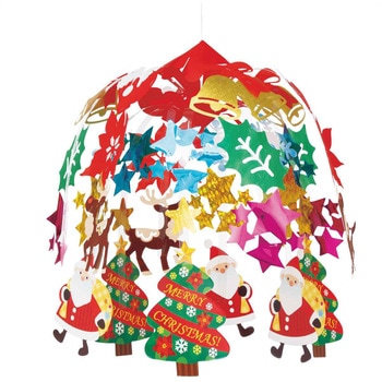 クリスマスデコレーション 吊り装飾 てくてくサンタ2段センター ストア・エキスプレス