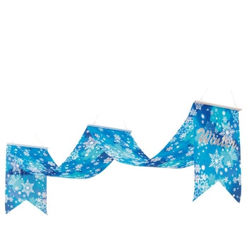 クリスマスデコレーション 吊り装飾 ウィンタースノーペナント ストア・エキスプレス