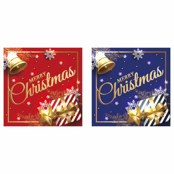 クリスマス販促用品 クリスマス(ギフト&ベル) テーマポスター ストア・エキスプレス
