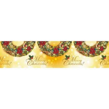 クリスマス販促用品 ワゴン幕 クリスマスリース ストア・エキスプレス