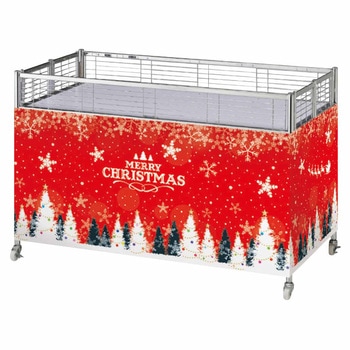 クリスマス販促用品 ワゴン幕 ホワイトクリスマス ストア・エキスプレス