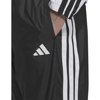 アディダス  ウインドブレーカー スリーストライプス ルーズフィット フルレングス オープンヘム ウィンドパンツ ボトムス ズボン adidas アディダス