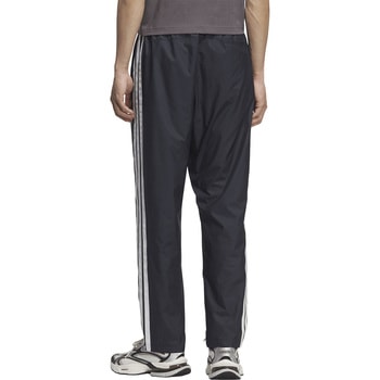 アディダス  ウインドブレーカー スリーストライプス ルーズフィット フルレングス オープンヘム ウィンドパンツ ボトムス ズボン adidas アディダス