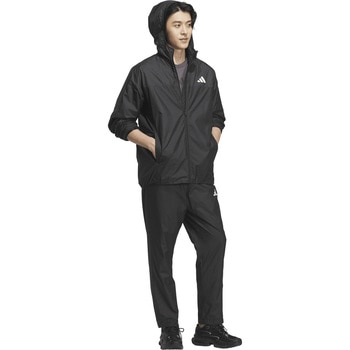 アディダス  ウインドブレーカー 裏地フード付きウインドジャケット アウター adidas アディダス