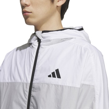 アディダス  ウインドブレーカー 裏地フード付きウインドジャケット アウター adidas アディダス
