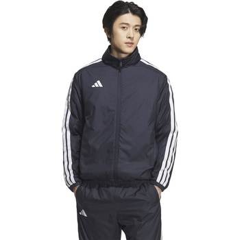 アディダス  ウインドブレーカー スリーストライプス ルーズフィット 中わた入りウインドジャケット アウター 上着 防寒 adidas アディダス