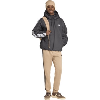 アディダス  アウター エッセンシャルズ クライマウォーム スリーストライプス インサレーション フードジャケット 上着 防寒 adidas アディダス