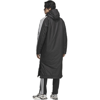 アディダス  アウター スリーストライプス ルーズフィット ロング ボアコート 上着 防寒 adidas アディダス