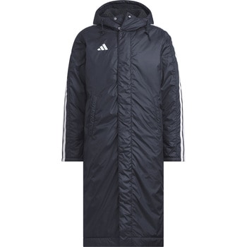 アディダス  アウター スリーストライプス ルーズフィット ロング ボアコート 上着 防寒 adidas アディダス