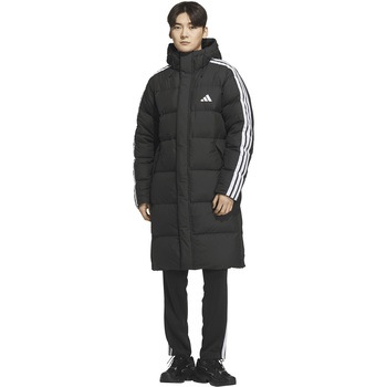アディダス  アウター スリーストライプス レギュラーフィット ロング ダウン コート 上着 防寒 adidas アディダス