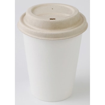 ECO&BASIC バガス紙コップフタ 50入 チェーンストリーム