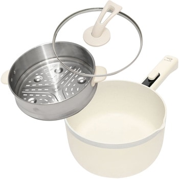 片手電気鍋 蒸し器 鍋 グリル鍋 温度3段階 ラーメン 一人暮らし 車中泊 2L ランテル・メディエール