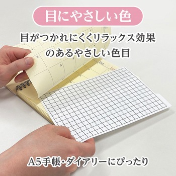 手帳のしっかりシタ字キ A5判 共栄プラスチック