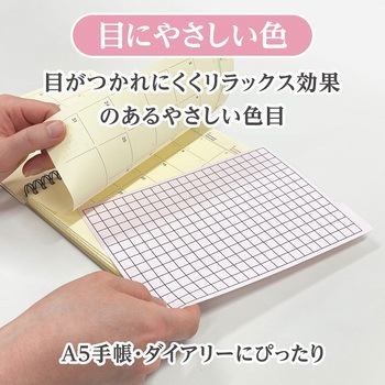 手帳のしっかりシタ字キ A5判 共栄プラスチック