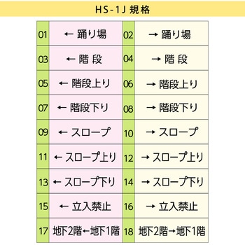 【オーダー】階段手すり用点字標示板 ブルー サン工芸
