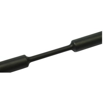 熱収縮チューブ 収縮前 6mm 収縮後 2mm 黒 1巻 30m入 ヘラマンタイトン(タイトン)