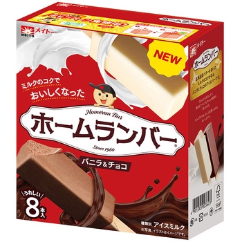 [冷凍]ホームランバー バニラ&チョコ 協同乳業