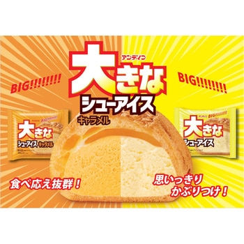 [冷凍]大きなシューアイスキャラメル アンド栄光