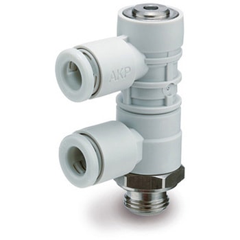 残圧排気機能付パイロットチェック弁/コンパクトタイプ AKP Series SMC