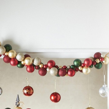 冬装飾 デコレーションボールガーランド ストア・エキスプレス