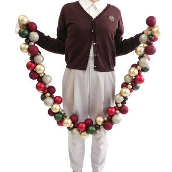 冬装飾 デコレーションボールガーランド ストア・エキスプレス