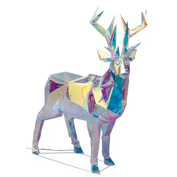 冬装飾 LEDホログラム レインボーフィルムモチーフ ストア・エキスプレス