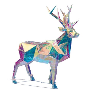 冬装飾 LEDホログラム レインボーフィルムモチーフ ストア・エキスプレス