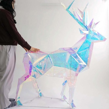 冬装飾 LEDホログラム レインボーフィルムモチーフ ストア・エキスプレス
