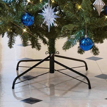 冬装飾 クリスマスツリーセット アイスブルー ストア・エキスプレス