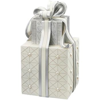 冬装飾 プレゼントボックス シルバー ストア・エキスプレス