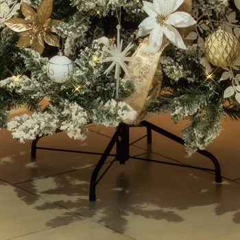 冬装飾 クリスマスツリーセット スノーホワイト ストア・エキスプレス