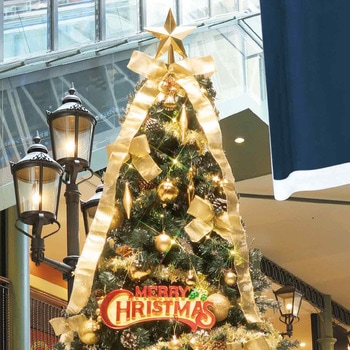 冬装飾 デラックスクリスマスツリーセット ゴールド - ストア・エキスプレス
