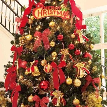 冬装飾 デラックスクリスマスツリーセット レッド ストア・エキスプレス