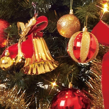 冬装飾 デラックスクリスマスツリーセット レッド ストア・エキスプレス