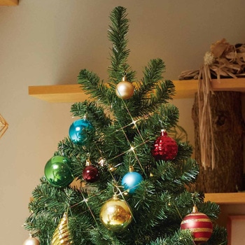 冬装飾 ウッドポットクリスマスツリーセット レッド ストア・エキスプレス