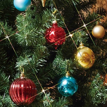 冬装飾 ウッドポットクリスマスツリーセット レッド ストア・エキスプレス