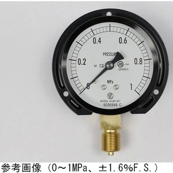 普通形圧力計(Φ75)立形B枠 蒸気用 AC20-231シリーズ - 長野計器