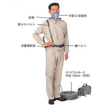 送気マスク(電動送風機型 EA800MTシリーズ エスコ