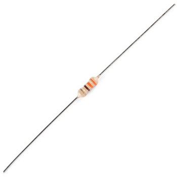 Resistor 330 Ohm 1/4 Watt PTH - 20 pack Thick Leads SPARKFUN
