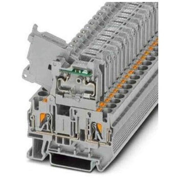 ヒューズ付きDINレール端子 PTシリーズ 6.3A 1袋 50個入 フエニックス・コンタクト
