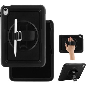 SSK-ITM2204BK iPad 11�C���` (A16)/iPad 10.9�C���` (��10����) �c���X�^���h�\ 360�x��]�z�[�� �ϏՌ��P�[�X �u���b�N �������߂��\�ȃn���h�� Smart Stock 66396928