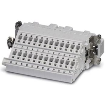 電源アダプタ 24極 16A 500 V ac 1袋 5個入 フエニックス・コンタクト