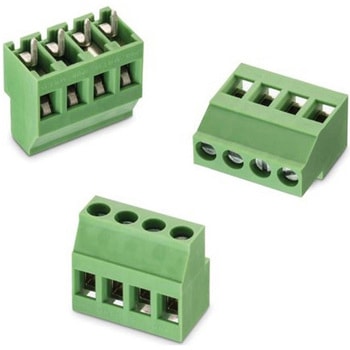 基板用端子台 2447シリーズ 5mmピッチ 1列 4極 緑 1袋 100個入 WURTH ELEKTRONIK