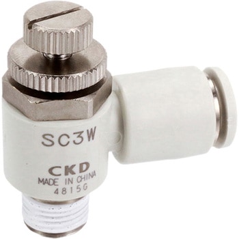 スピードコントローラエルボタイプ ワンタッチ継手付 CKD