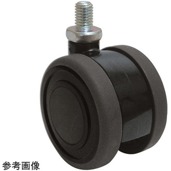 双輪キャスター Φ60 自在 ネジ式 東海キャスター
